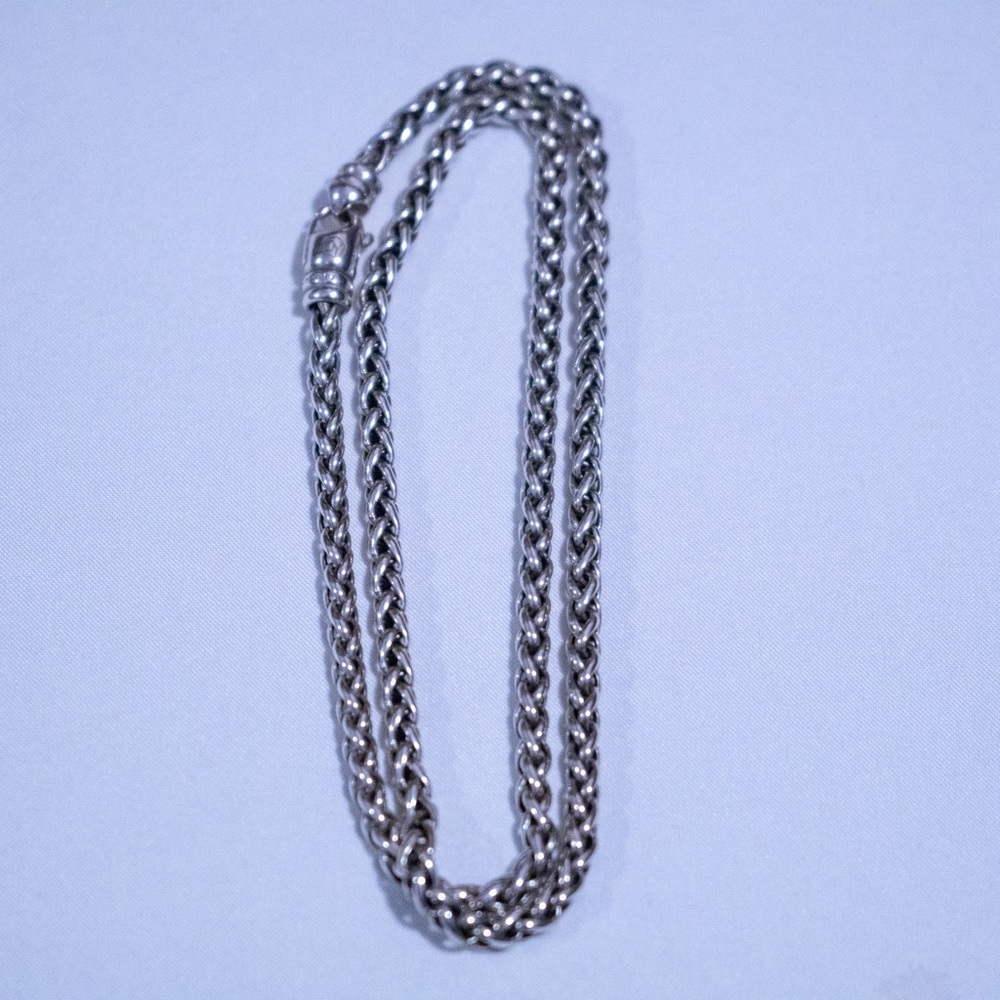 David Yurman Wheat Necklace 20” 4mm